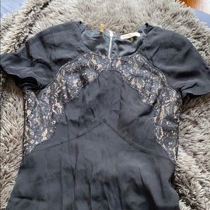 Rebecca Taylor Lace Insert Dress